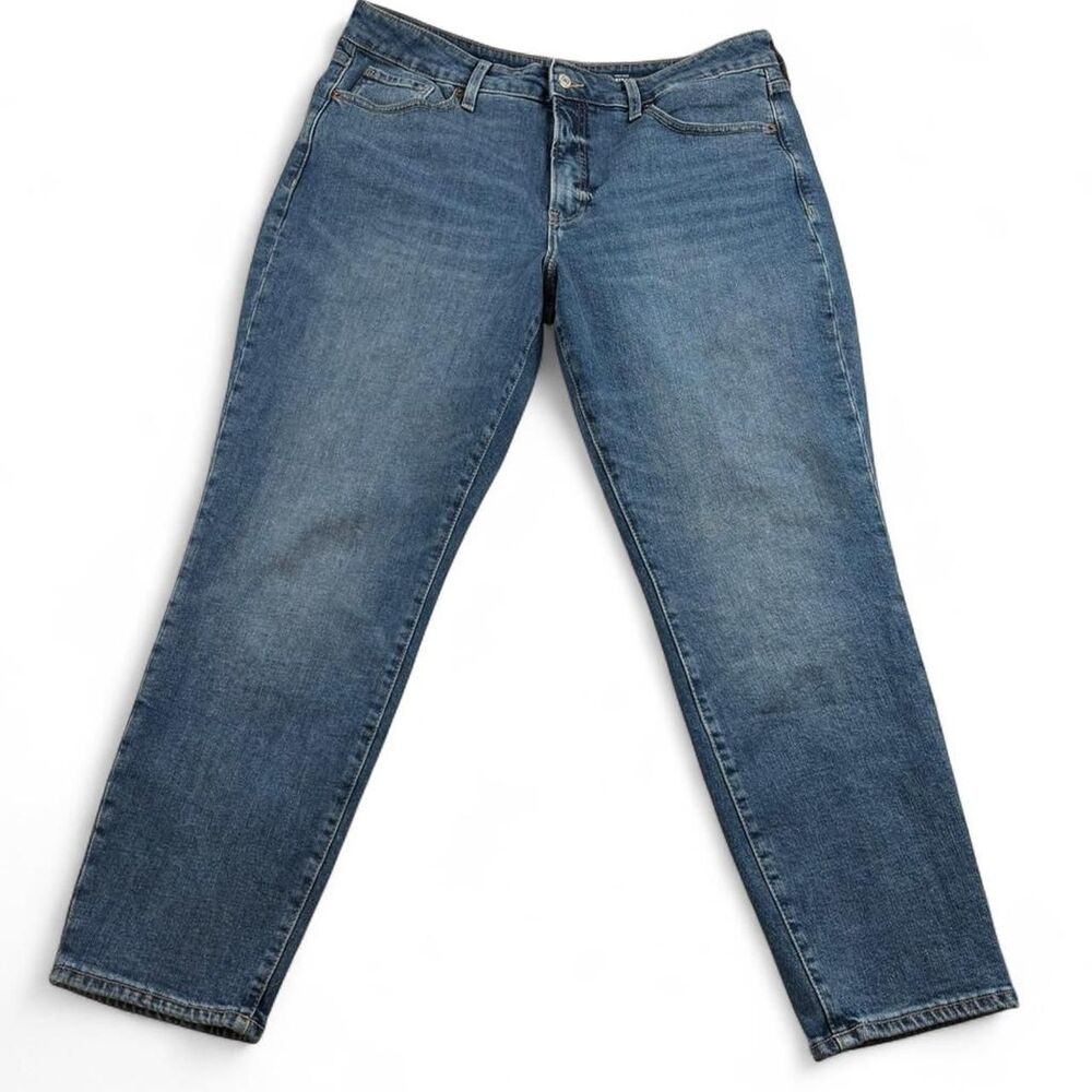 Old Navy High Rise Straight Leg Jeans Women’s Size 14 Blue Denim